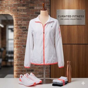Champion Elite Sporty Lightweight Windbreaker Jacket - Small